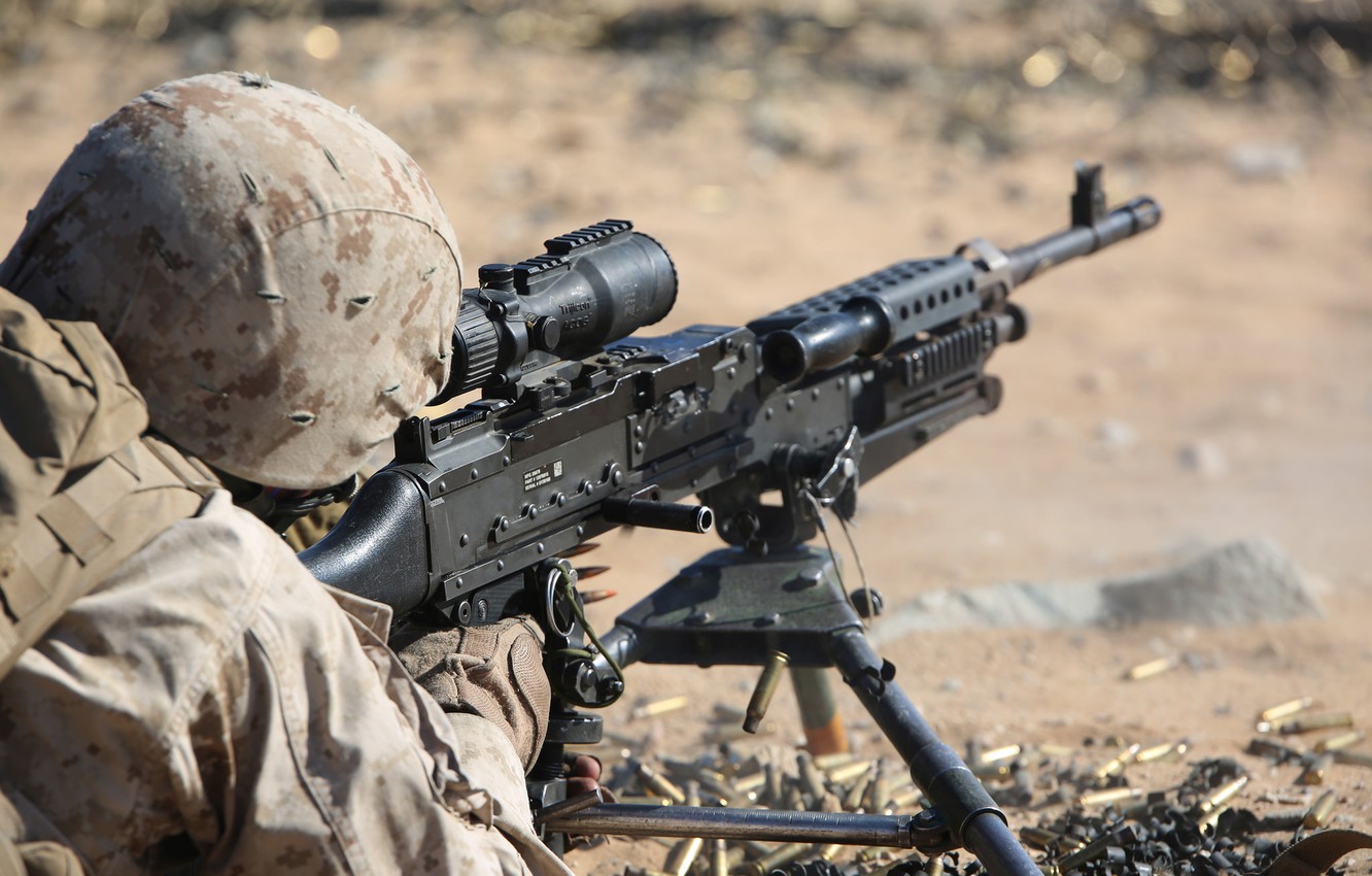 M-240B Machine Gun Wallpapers