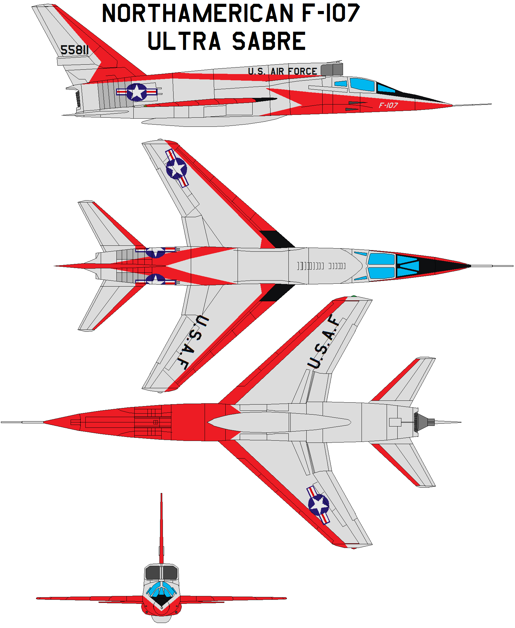 North American F-107 Wallpapers