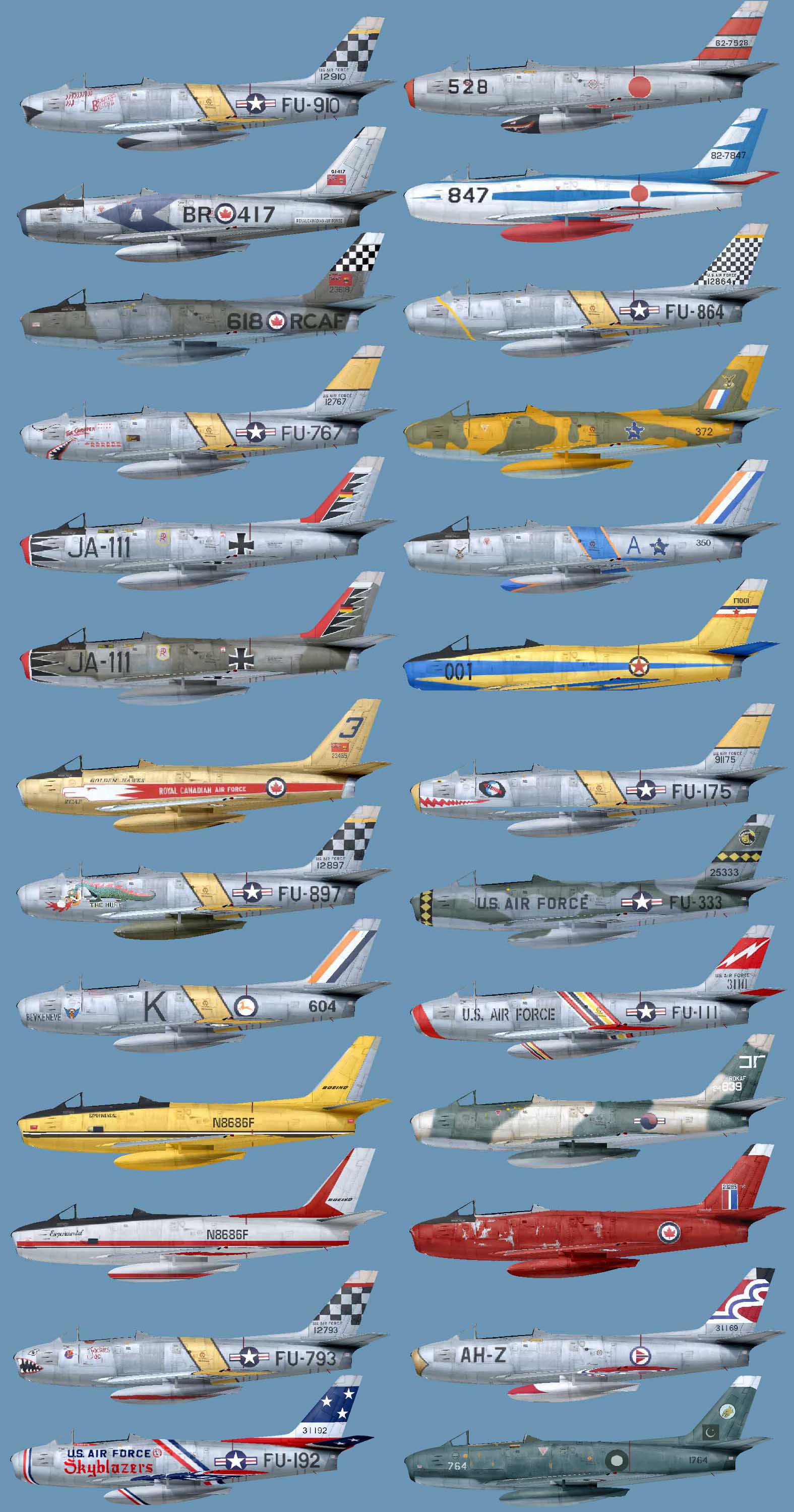 North American F-86 Sabre Wallpapers