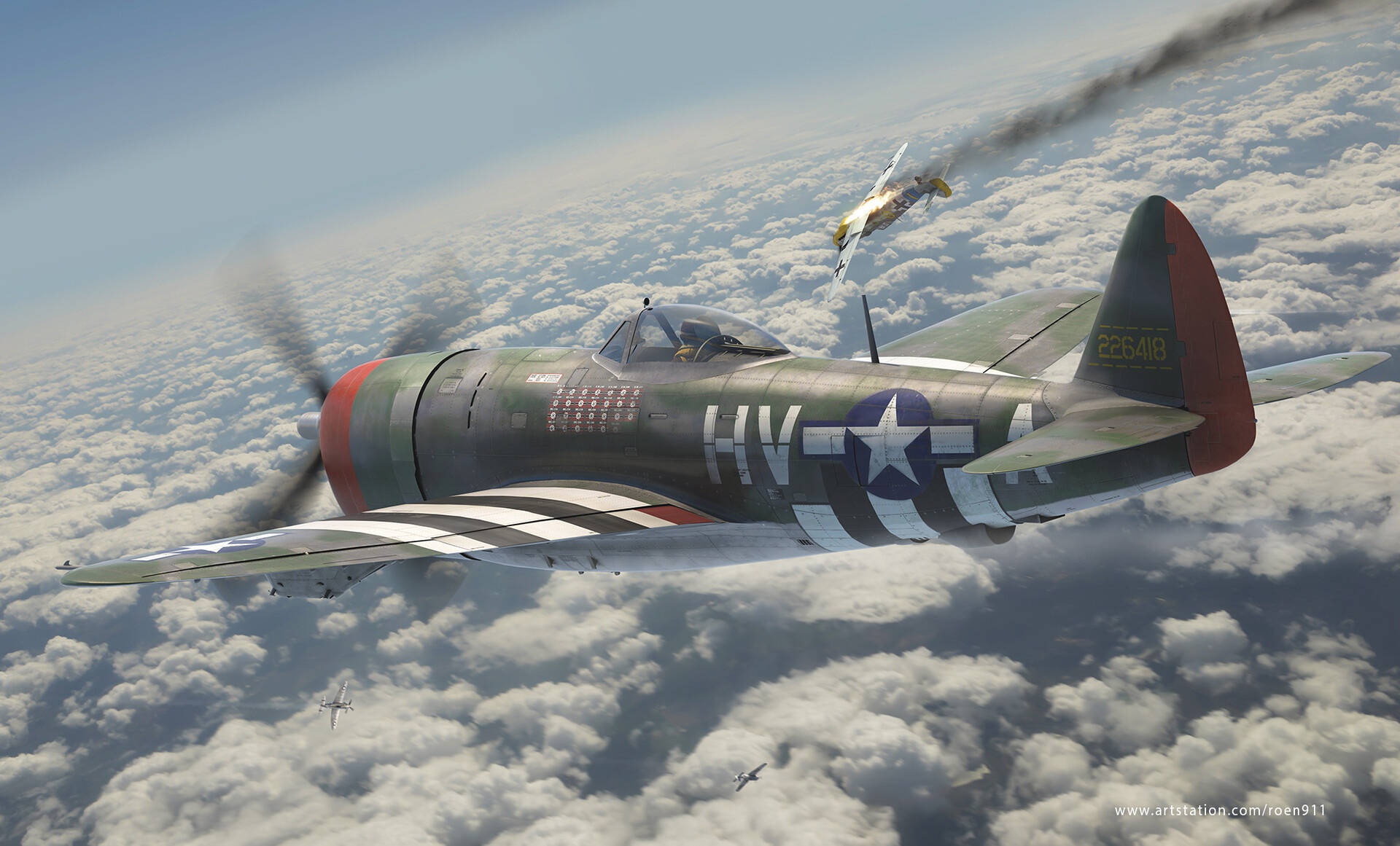 Republic P-47 Thunderbolt Wallpapers