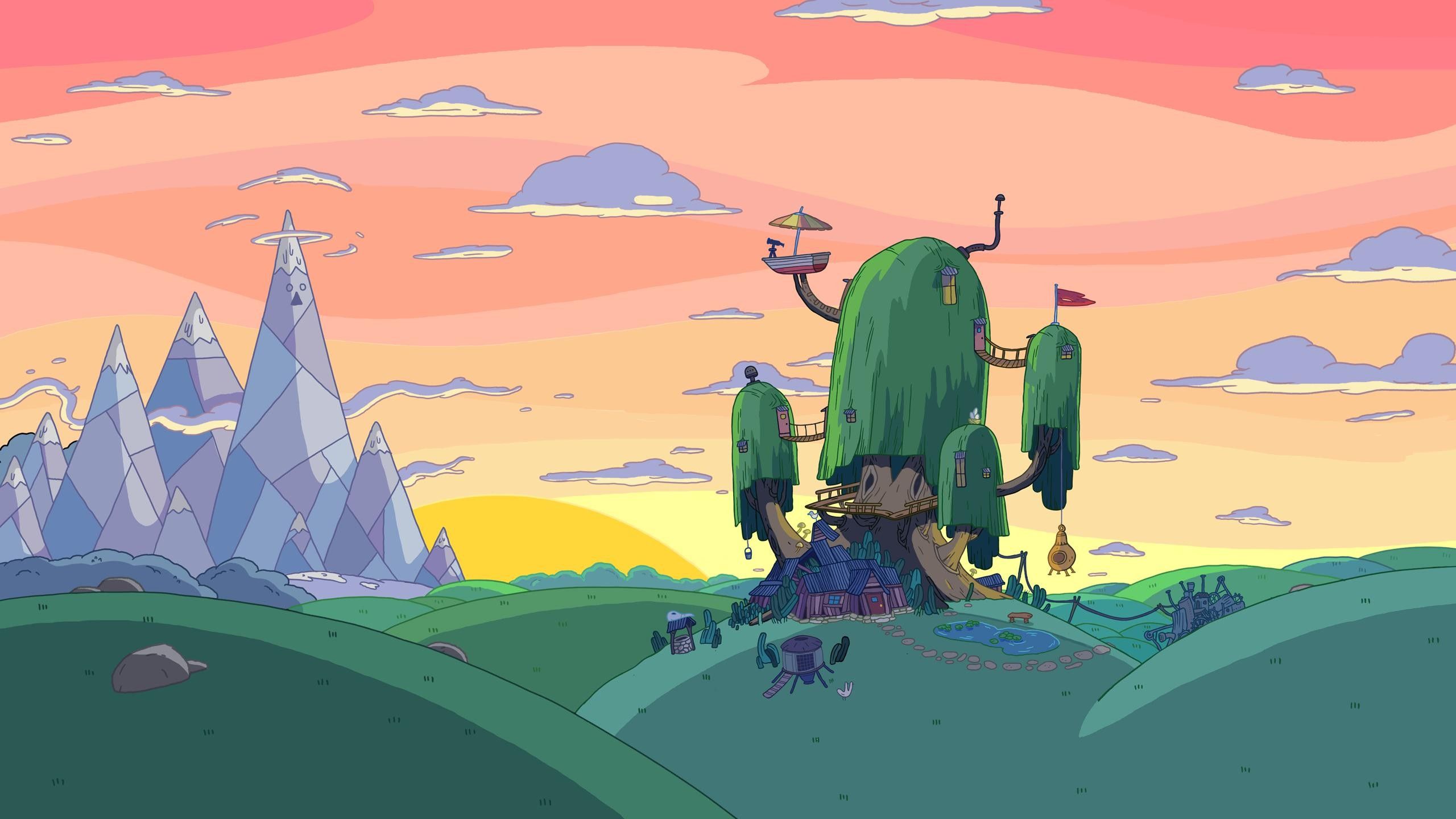 Adventure Time Dual Monitor Wallpapers