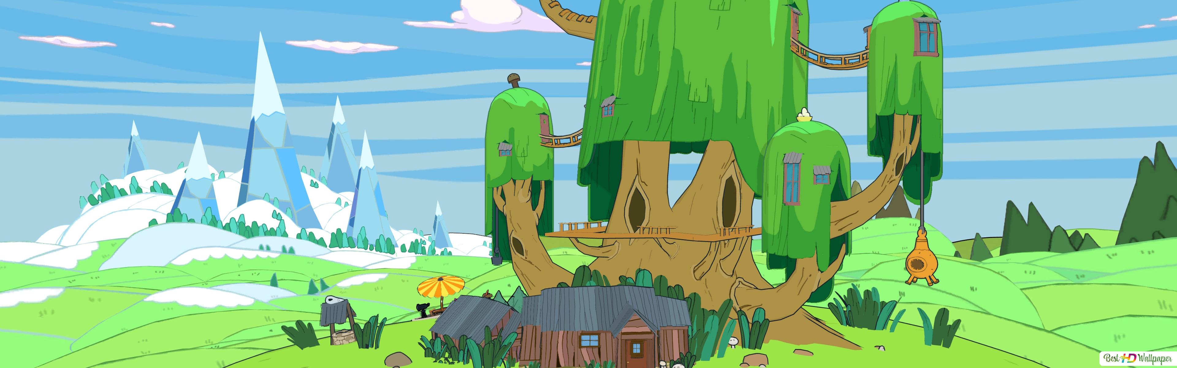 Adventure Time Dual Monitor Wallpapers