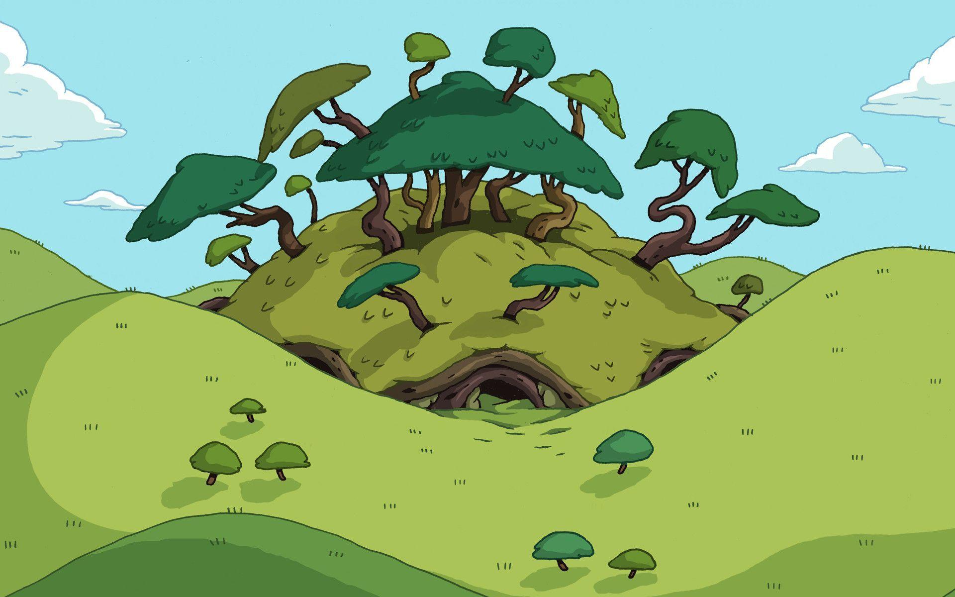 Adventure Time Landscapes Wallpapers