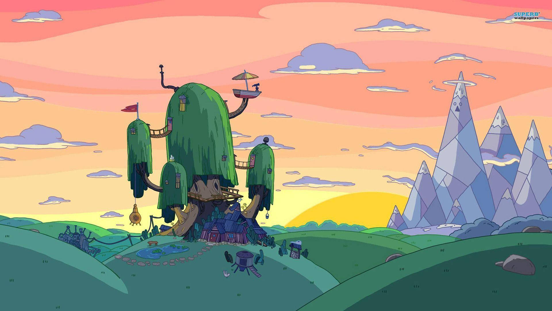 Adventure Time Landscapes Wallpapers