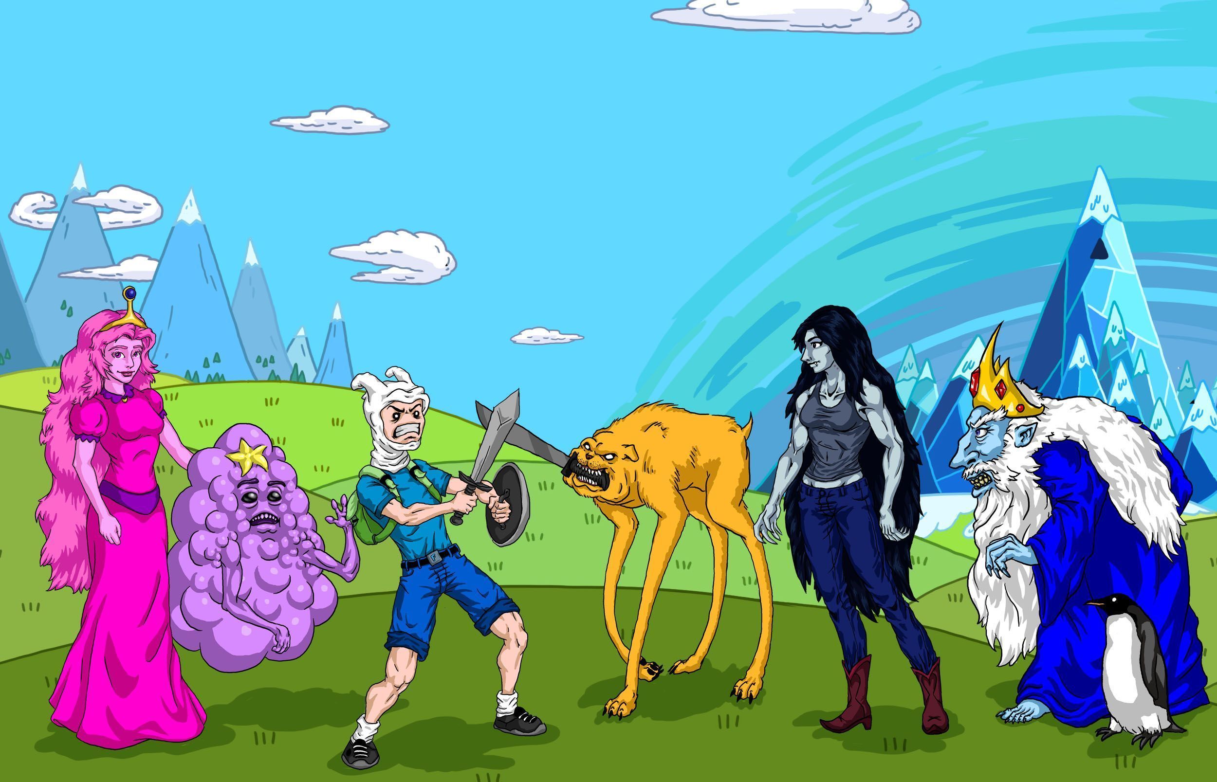 Adventure Time Landscapes Wallpapers