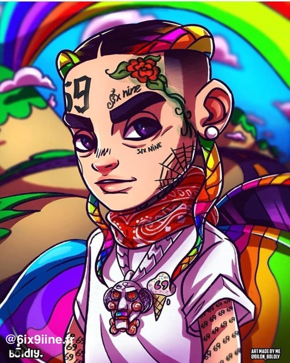 Cartoon 6Ix9Ine Wallpapers