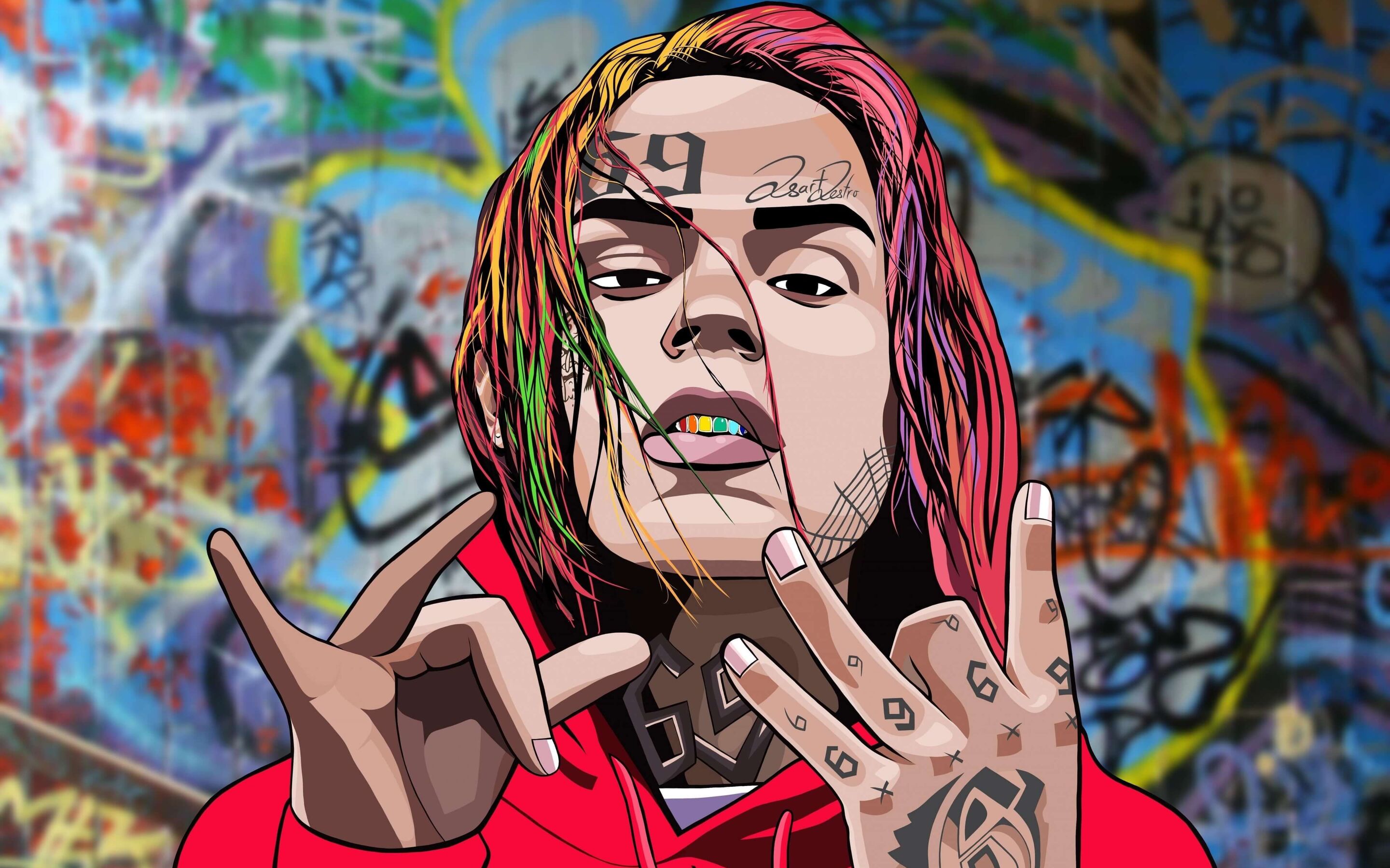 Cartoon 6Ix9Ine Wallpapers