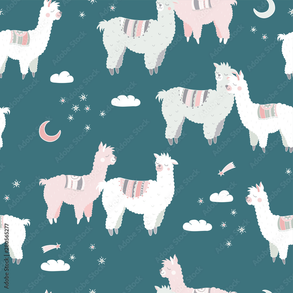 Cartoon Alpaca Wallpapers