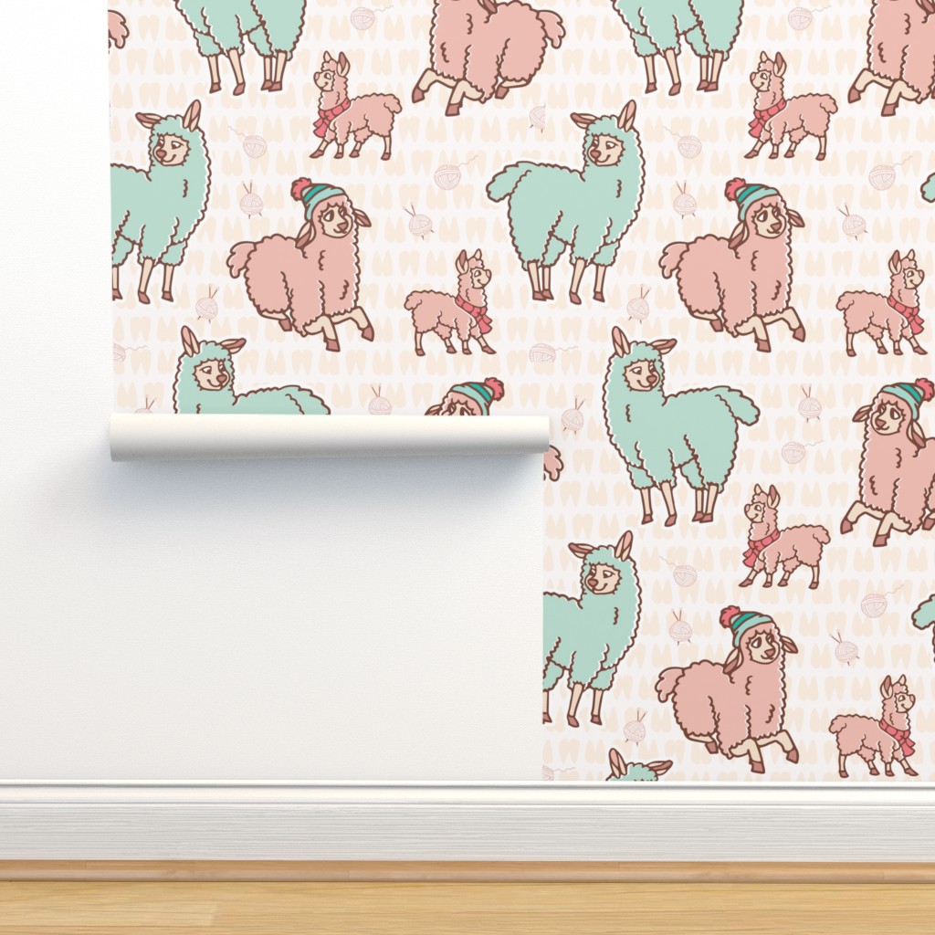 Cartoon Alpaca Wallpapers