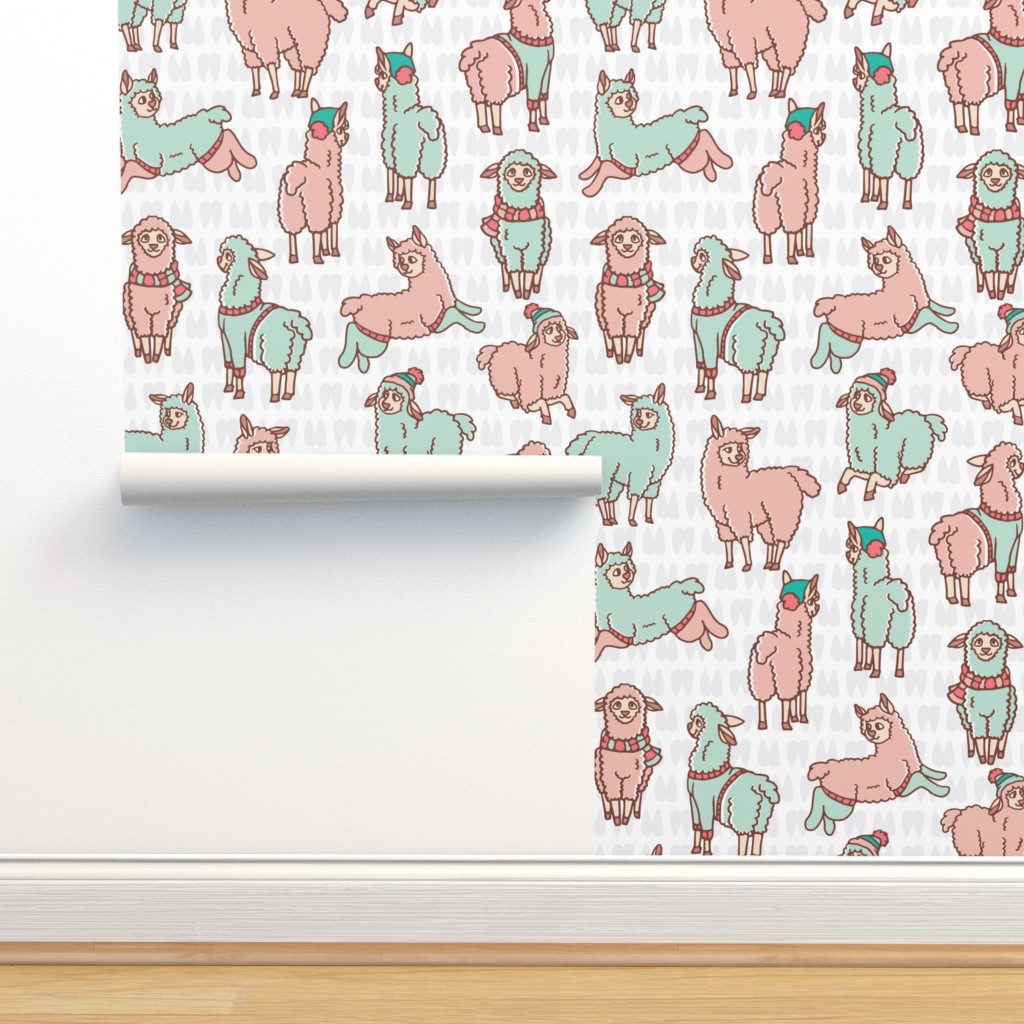 Cartoon Alpaca Wallpapers