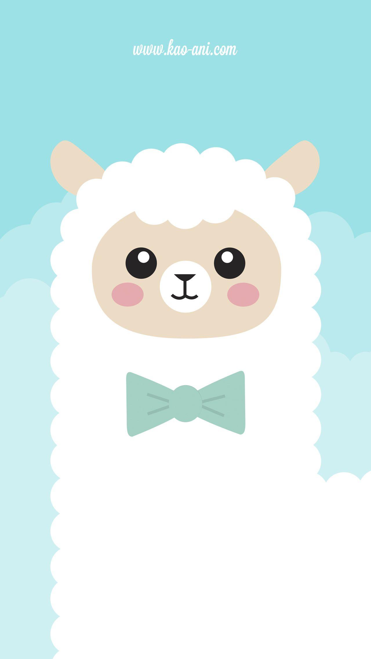 Cartoon Alpaca Wallpapers