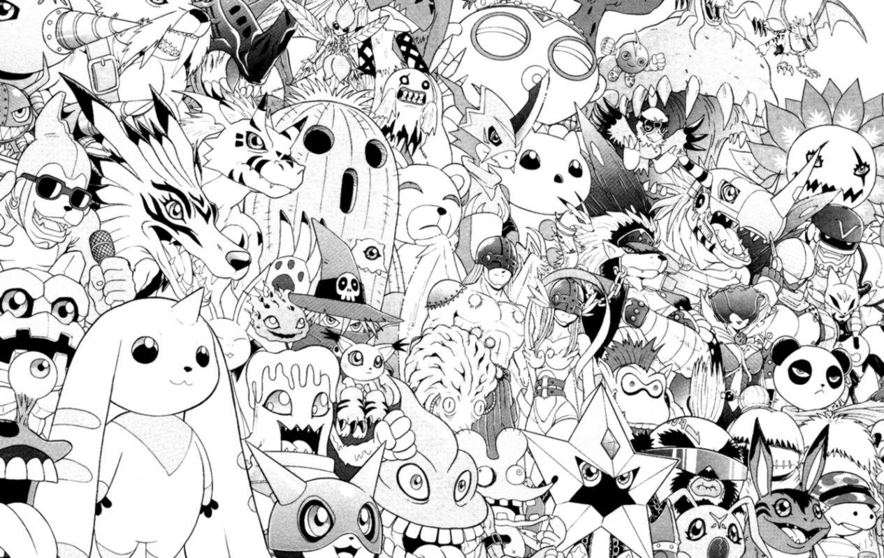 Cartoon Black And White Wallpapers