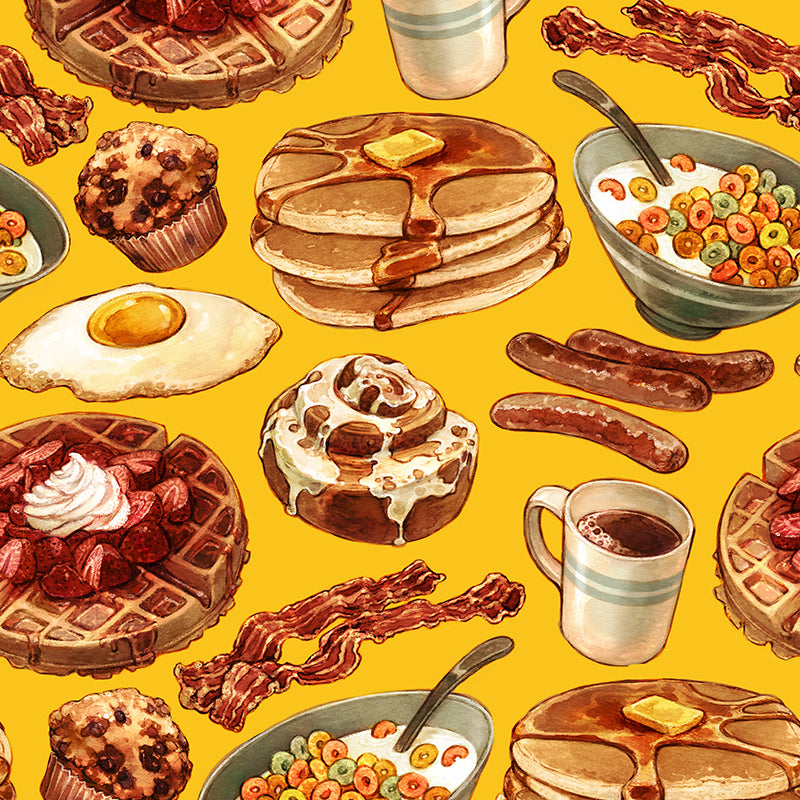 Cartoon Breakfast Wallpapers