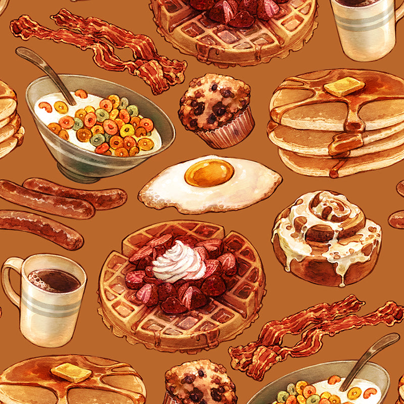 Cartoon Breakfast Wallpapers