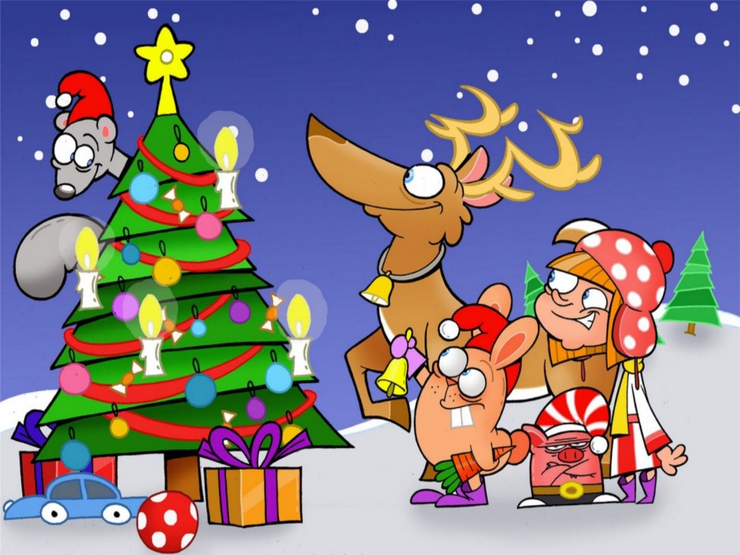 Cartoon Christmas Wallpapers