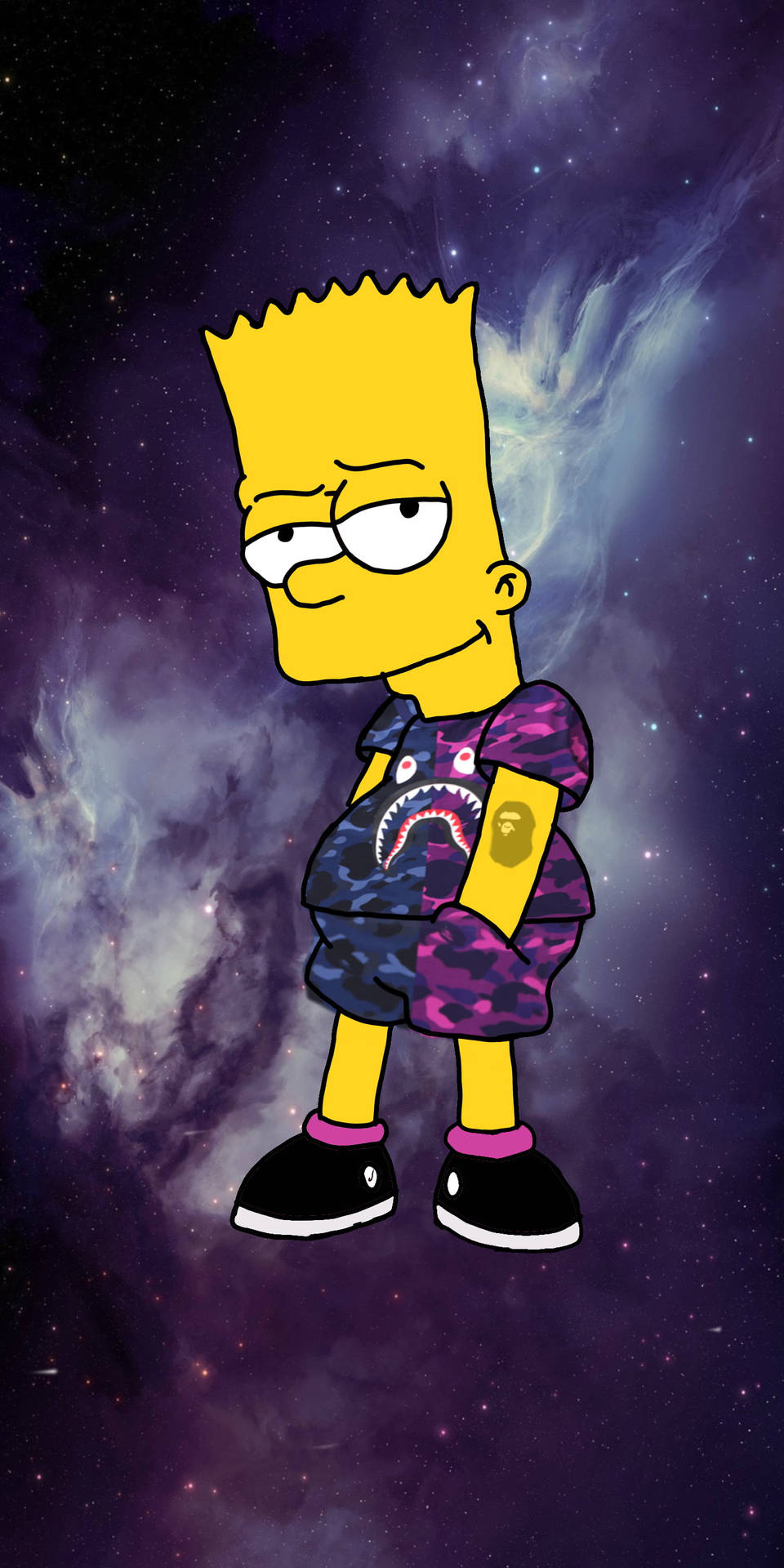 Cartoon Cool Bart Simpson Desktop Wallpapers