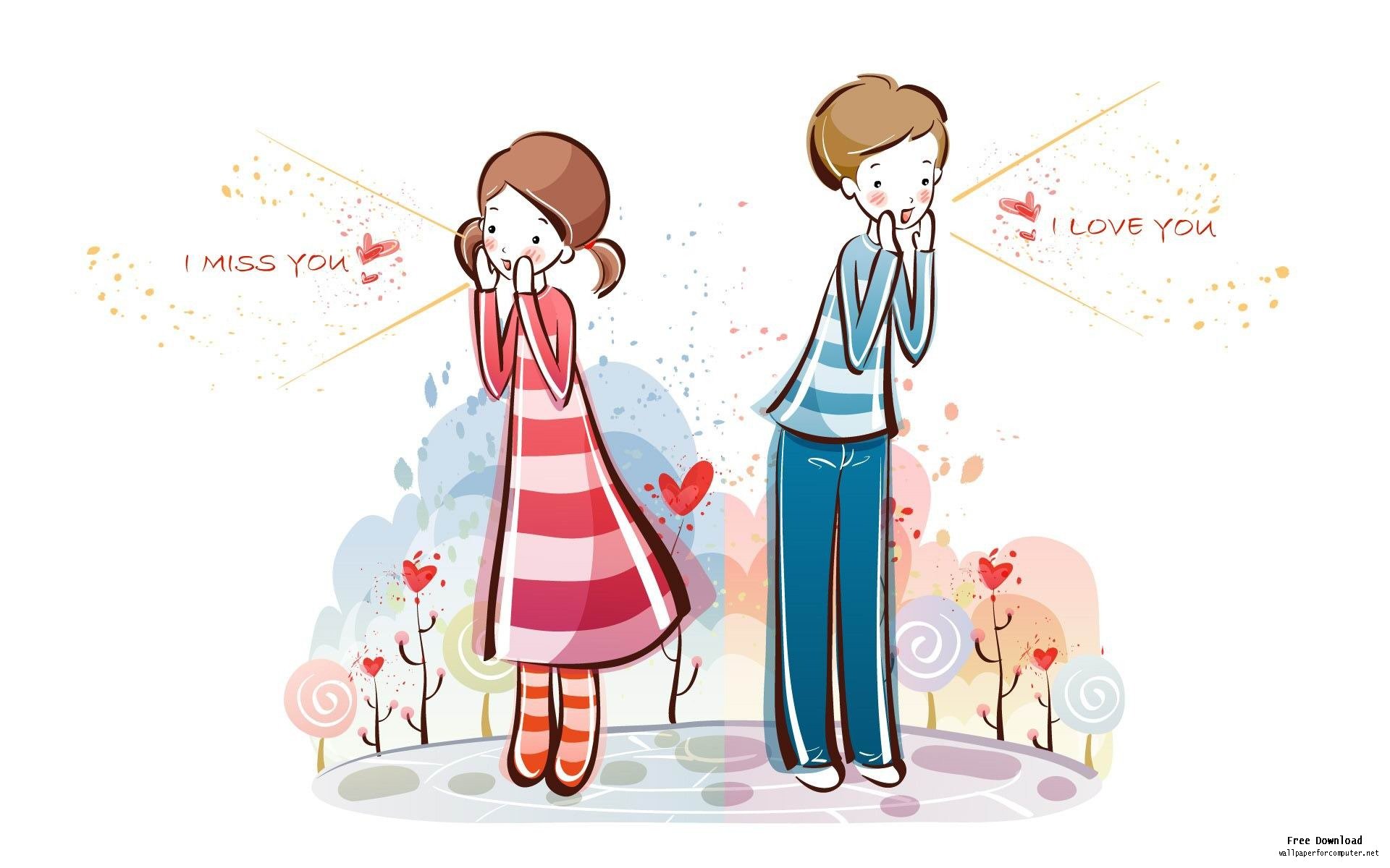 Cartoon Couple Wallpapers