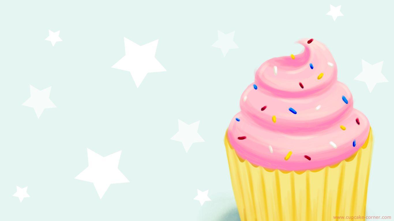 Cartoon Cupcake Wallpapers