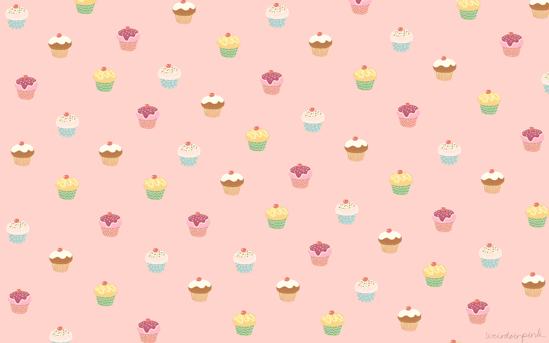 Cartoon Cupcake Wallpapers