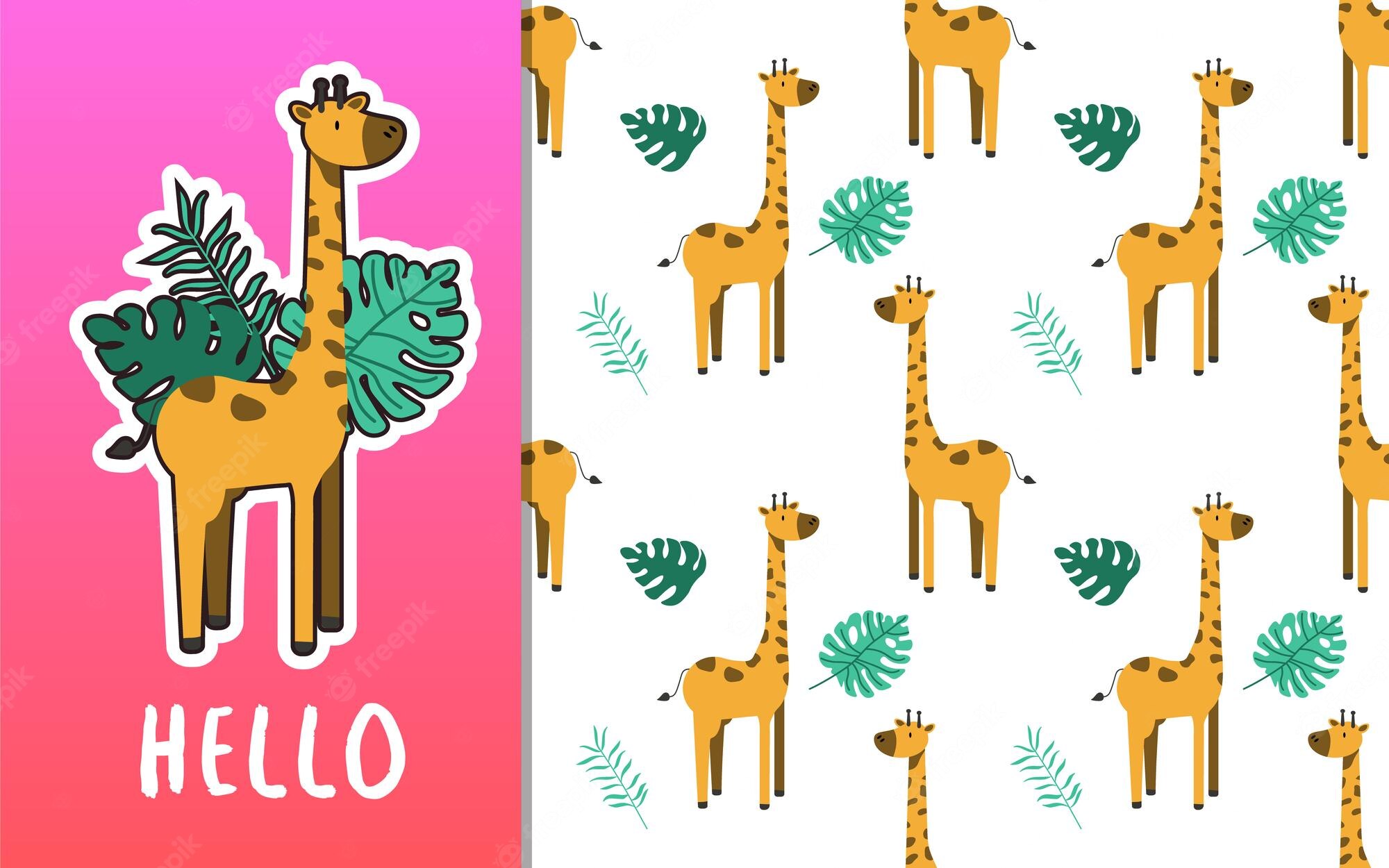 Cartoon Giraffe Wallpapers