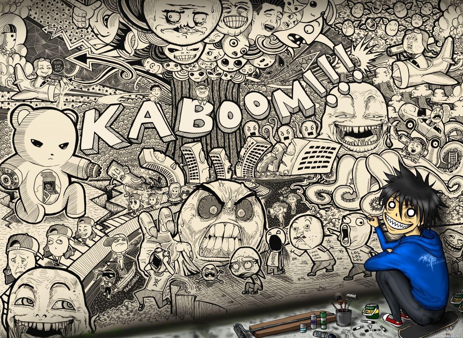 Cartoon Graffiti Wallpapers