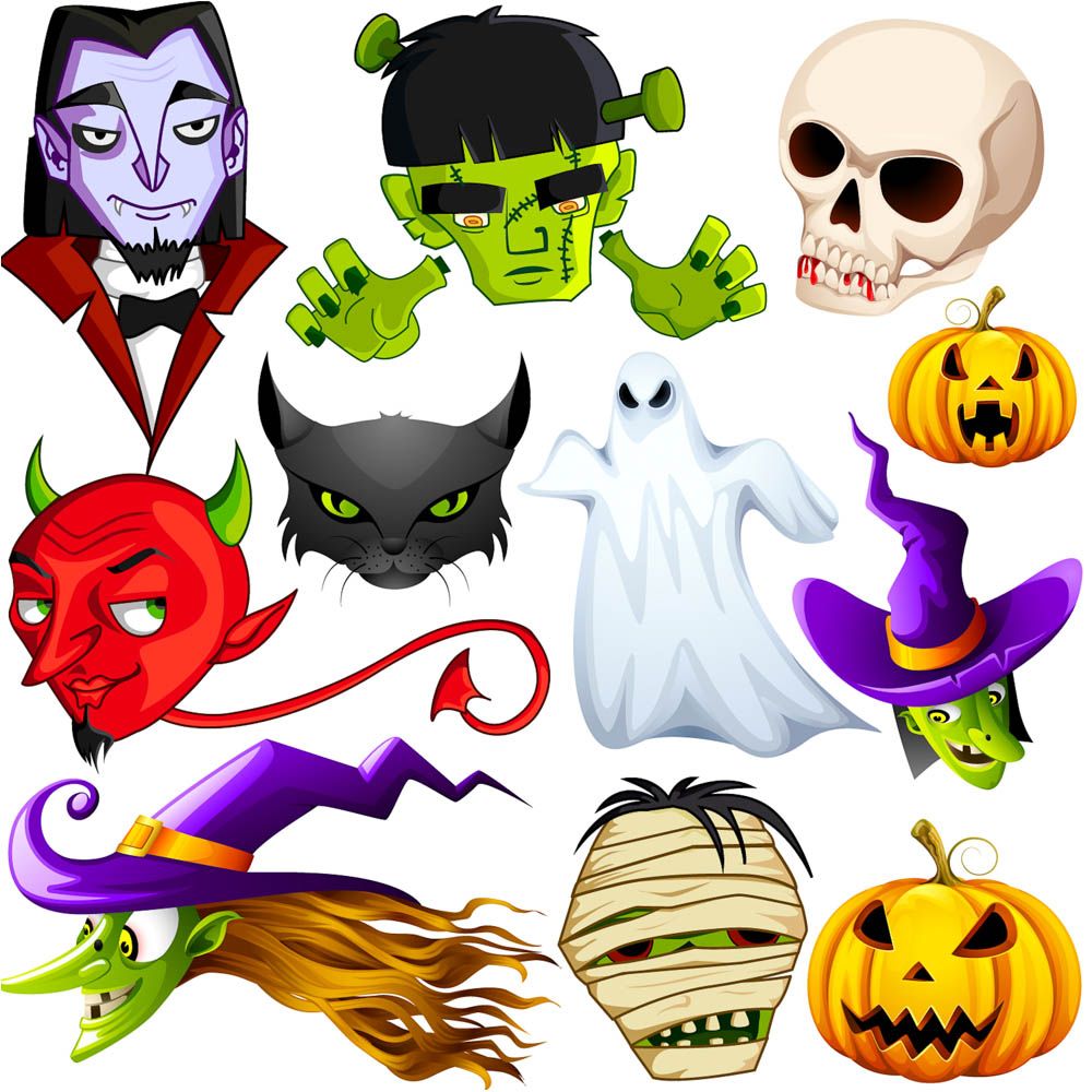 Cartoon Halloween Monsters Wallpapers