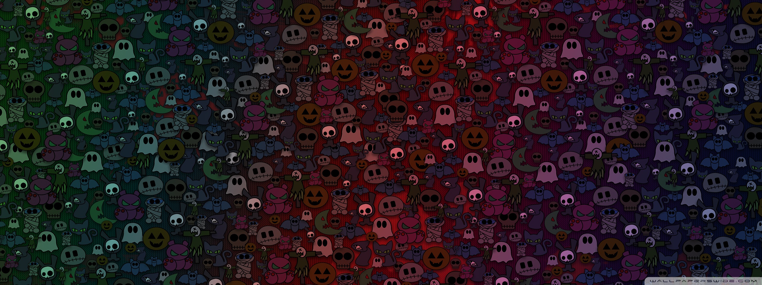 Cartoon Halloween Monsters Wallpapers