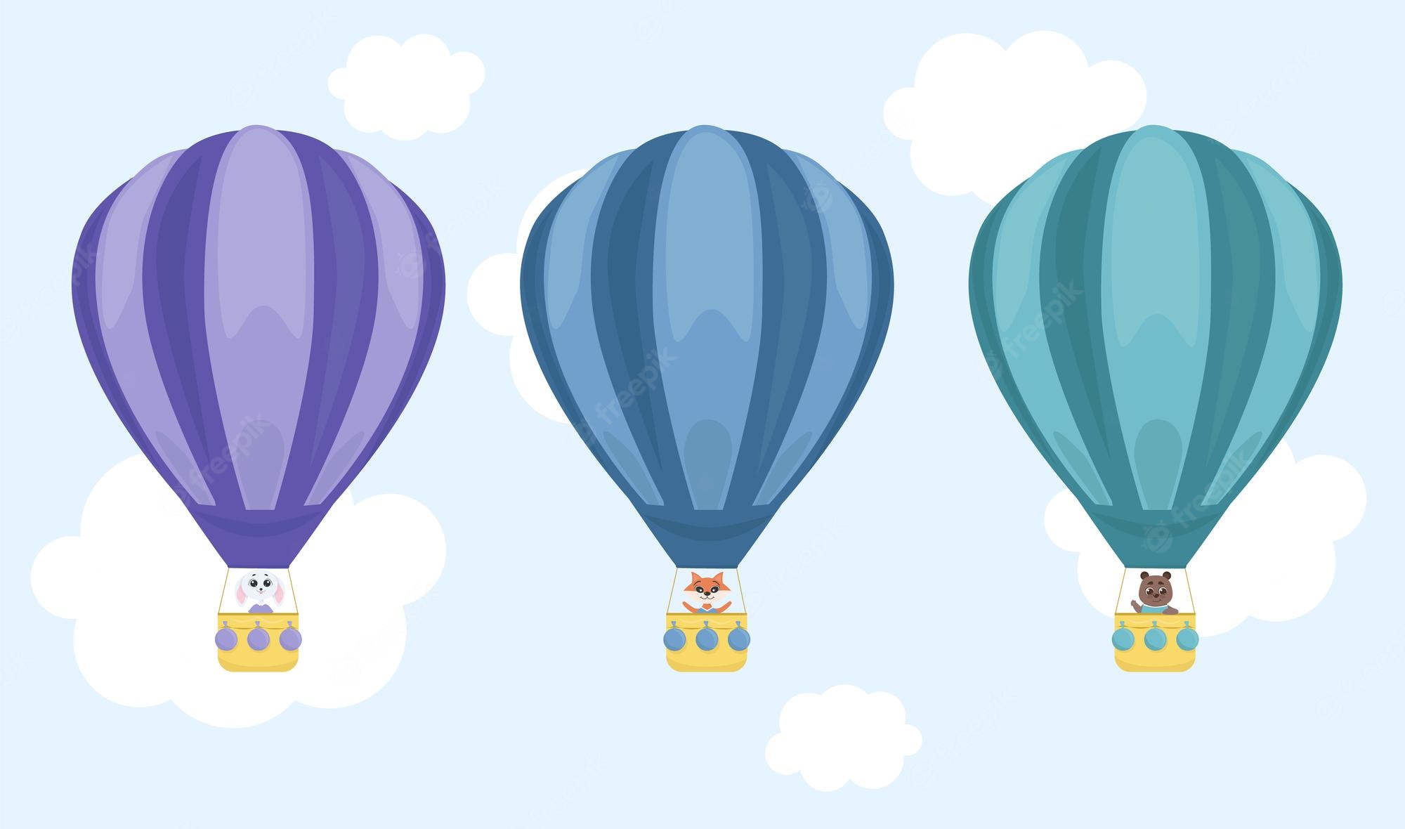 Cartoon Hot Air Balloon Wallpapers