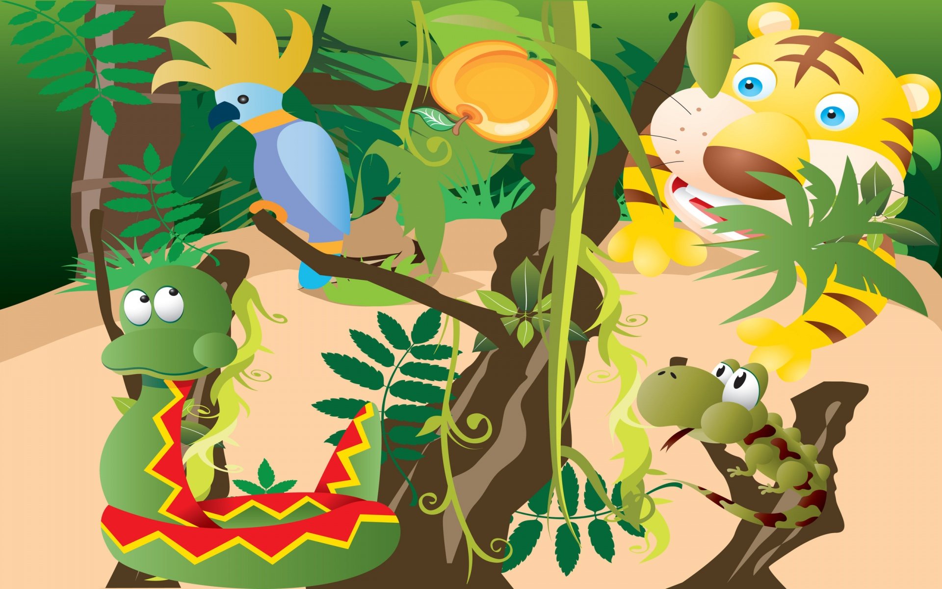 Cartoon Jungle Wallpapers