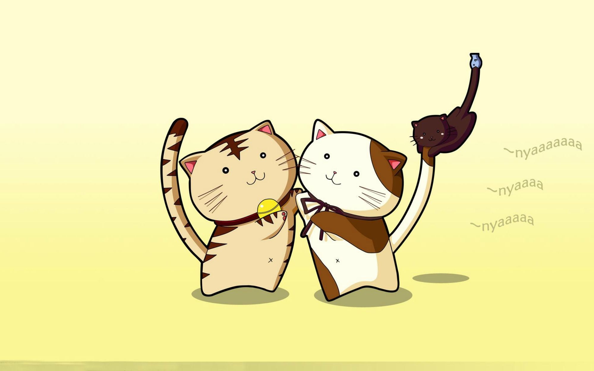 Cartoon Kitten Desktop Wallpapers