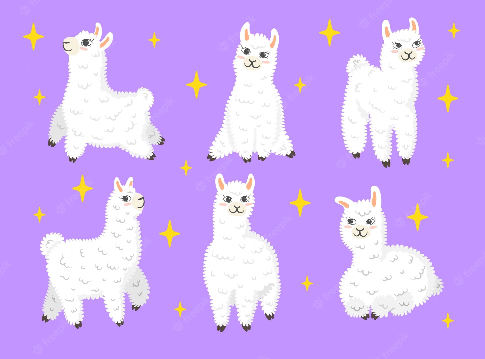 Cartoon Llamas Wallpapers