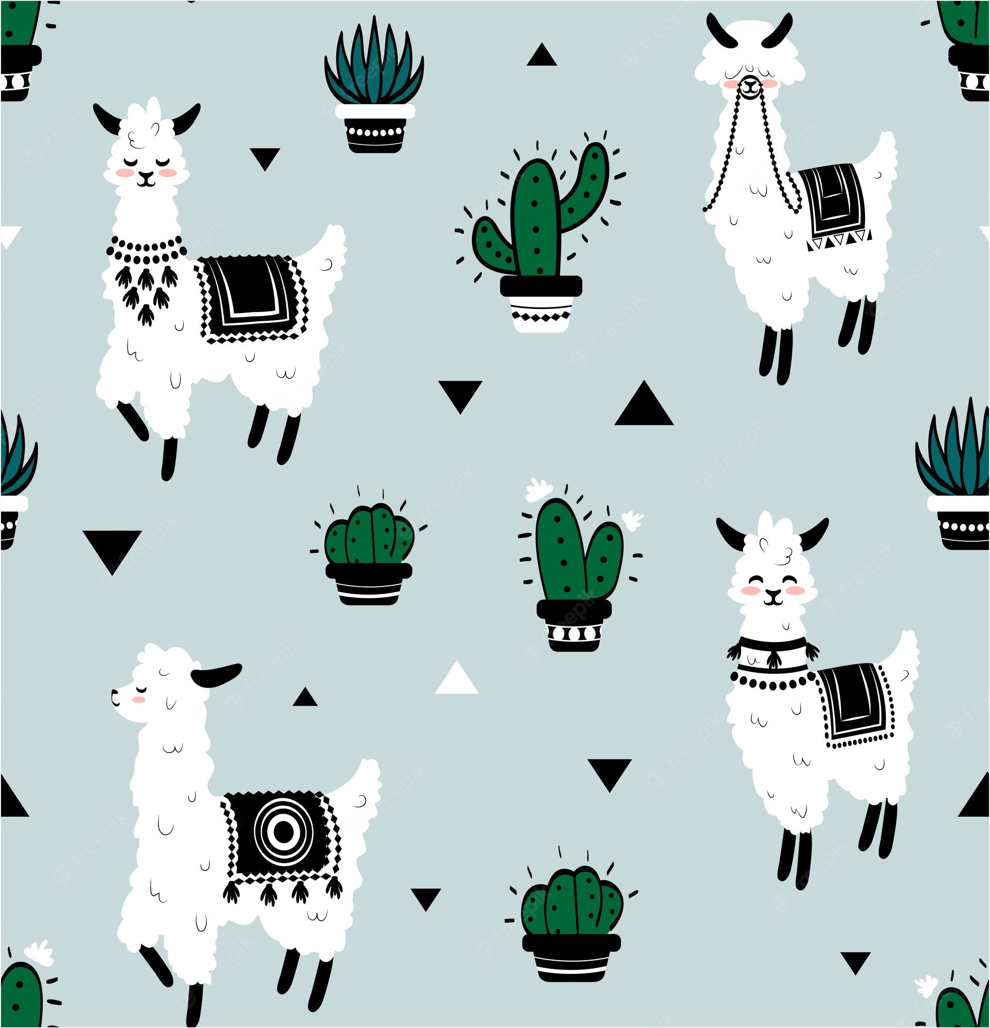 Cartoon Llamas Wallpapers