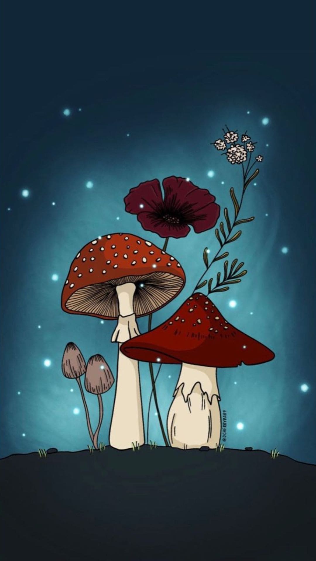 Cartoon Mushroom Wallpapers