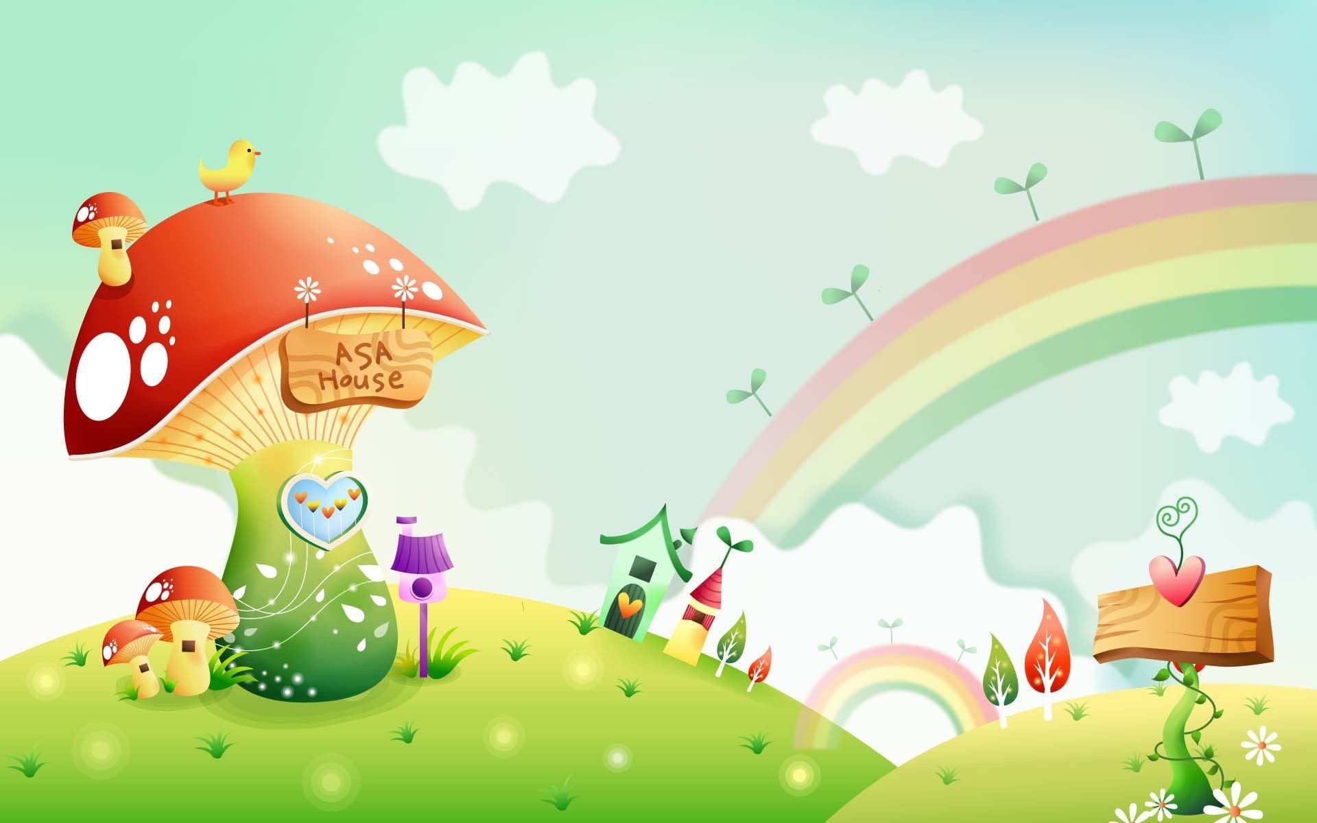 Cartoon Mushroom Wallpapers