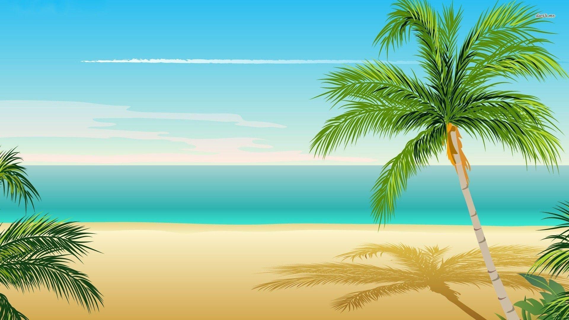 Cartoon Palm Tree Wallpapers