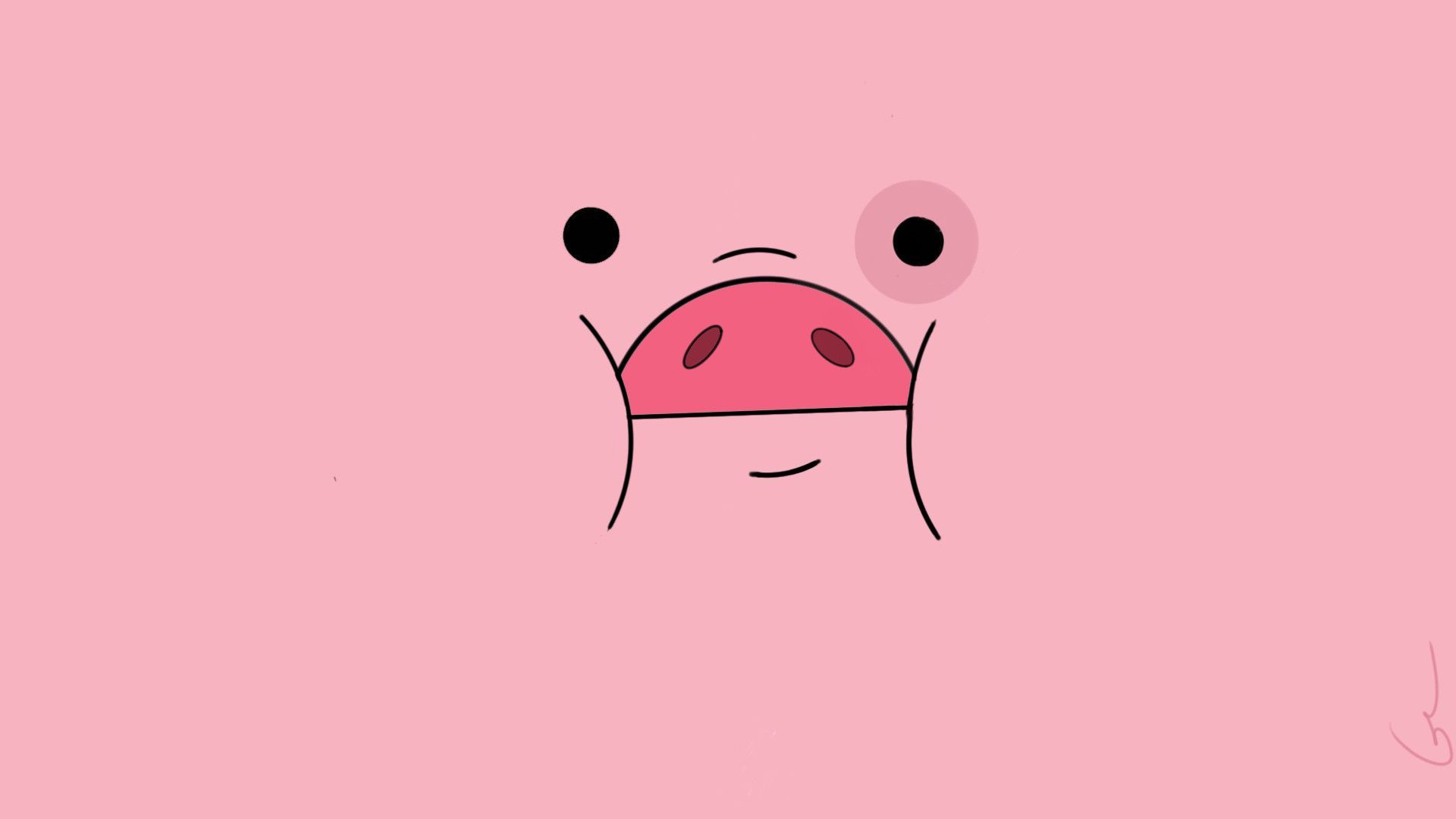 Cartoon Pig Gif Wallpapers