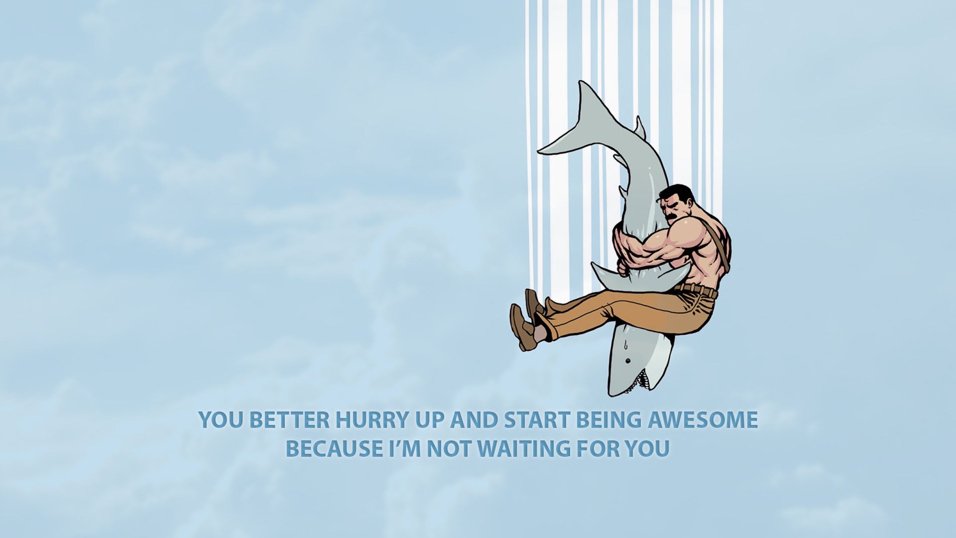 Cartoon Positive Motivational Quotes Wallpapers
