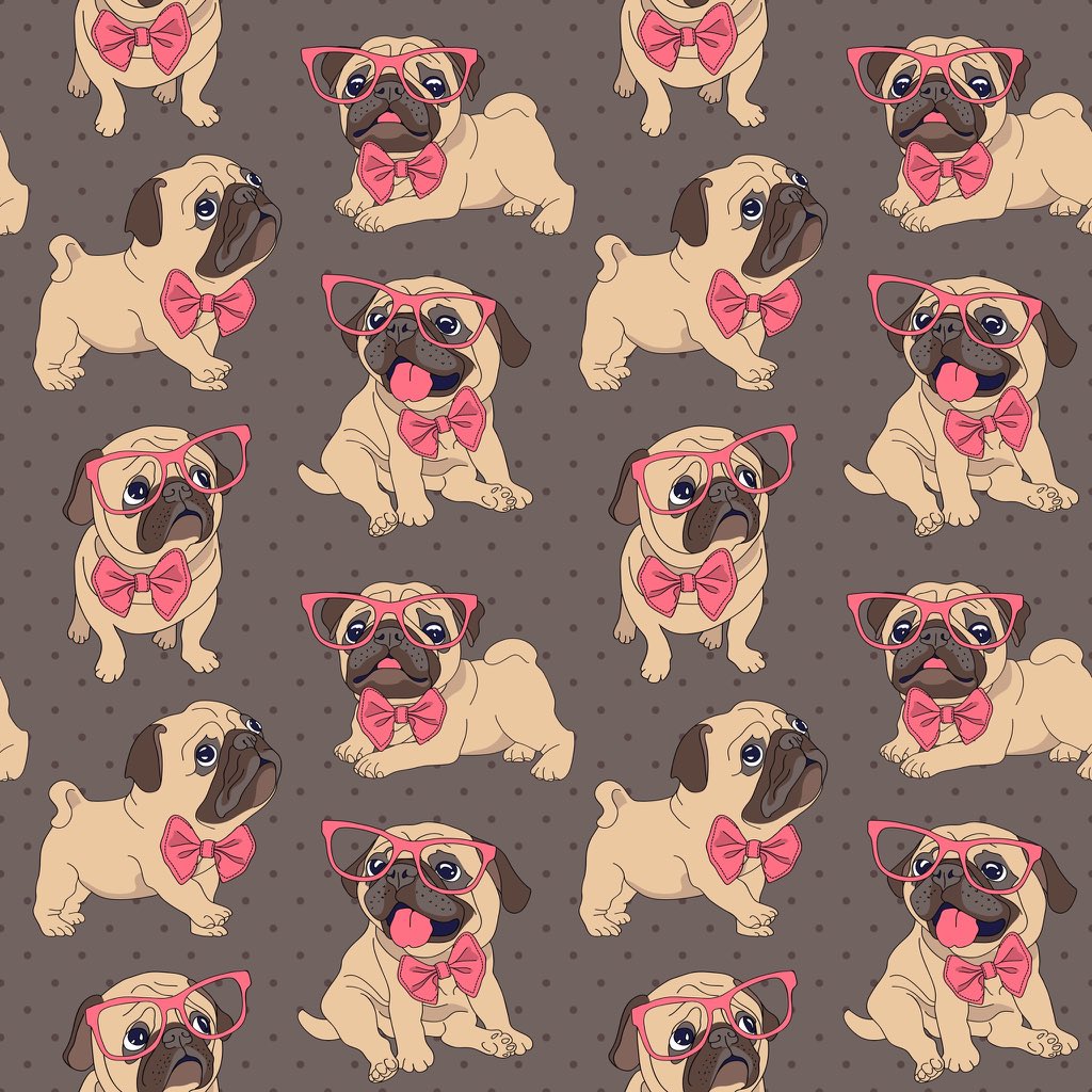 Cartoon Pug Wallpapers