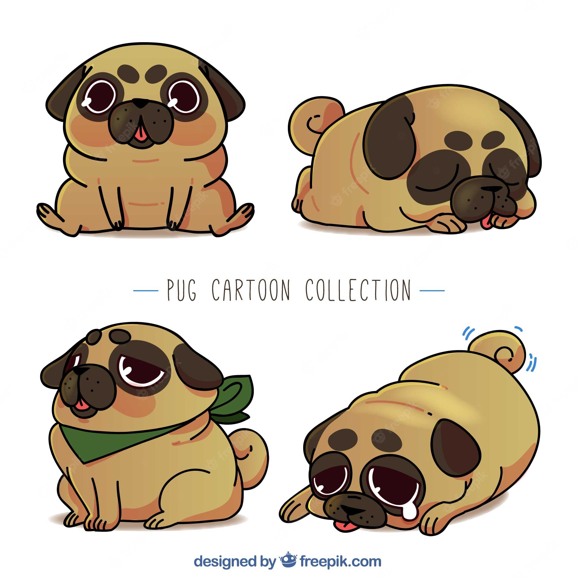 Cartoon Pug Wallpapers