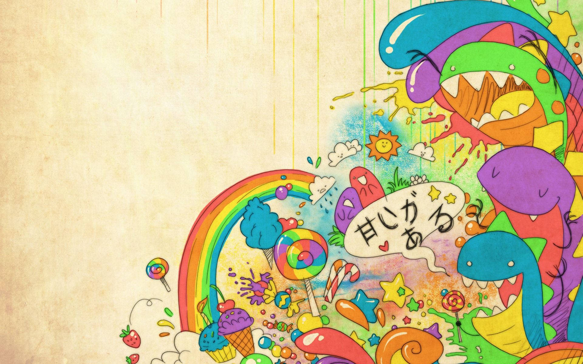 Cartoon Rainbow Wallpapers