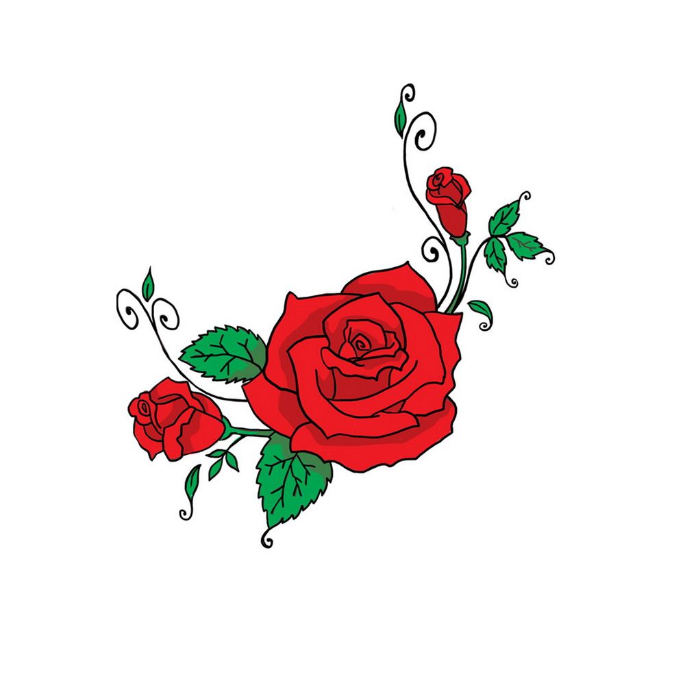 Cartoon Rose Wallpapers