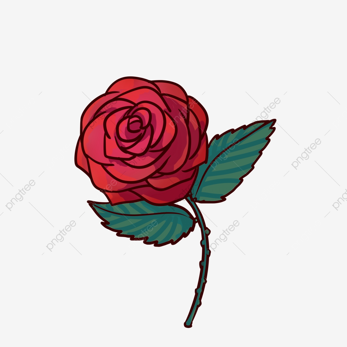 Cartoon Rose Wallpapers