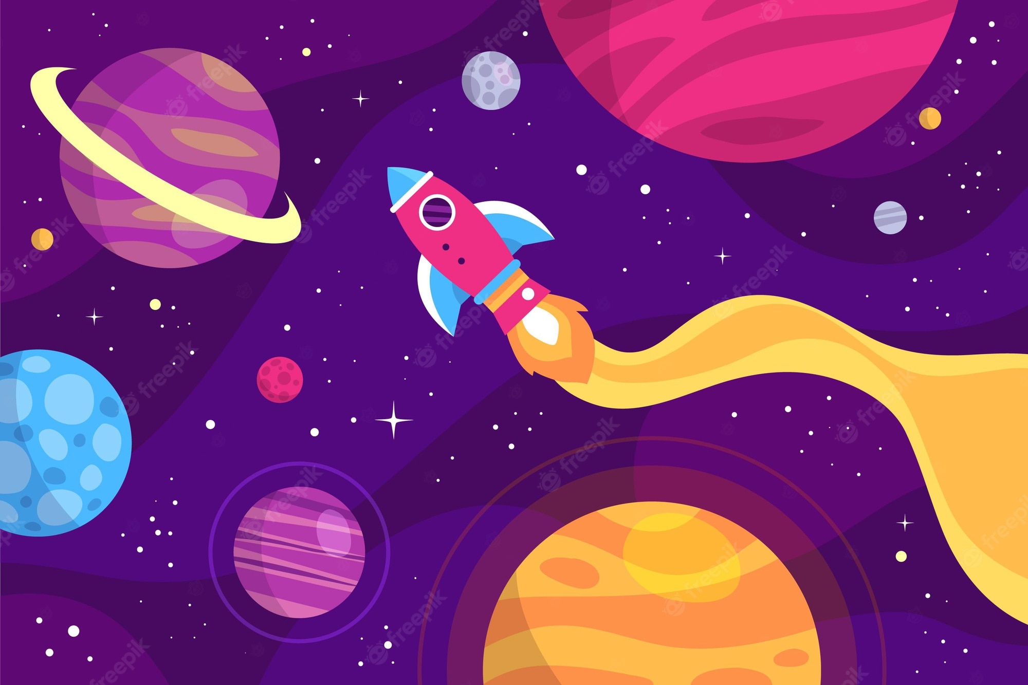 Cartoon Space Wallpapers