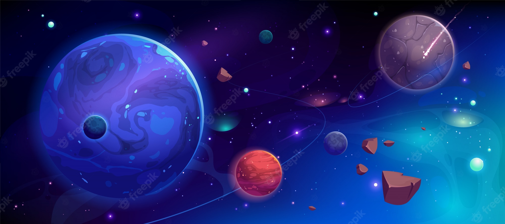 Cartoon Space Wallpapers