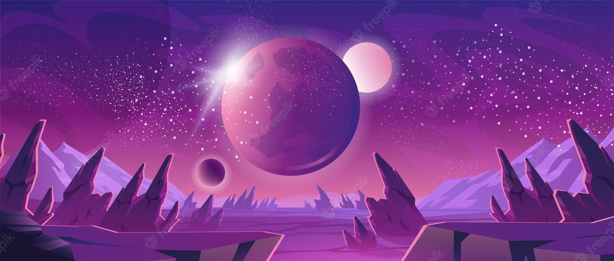 Cartoon Space Wallpapers