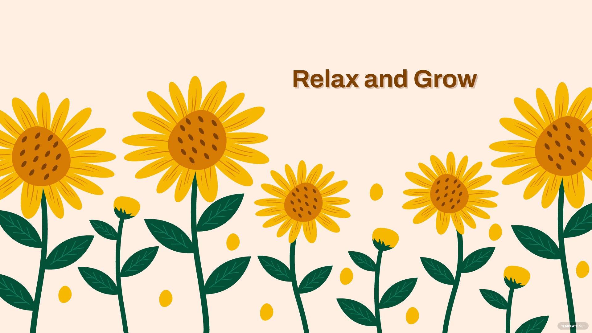 Cartoon Sunflower Wallpapers