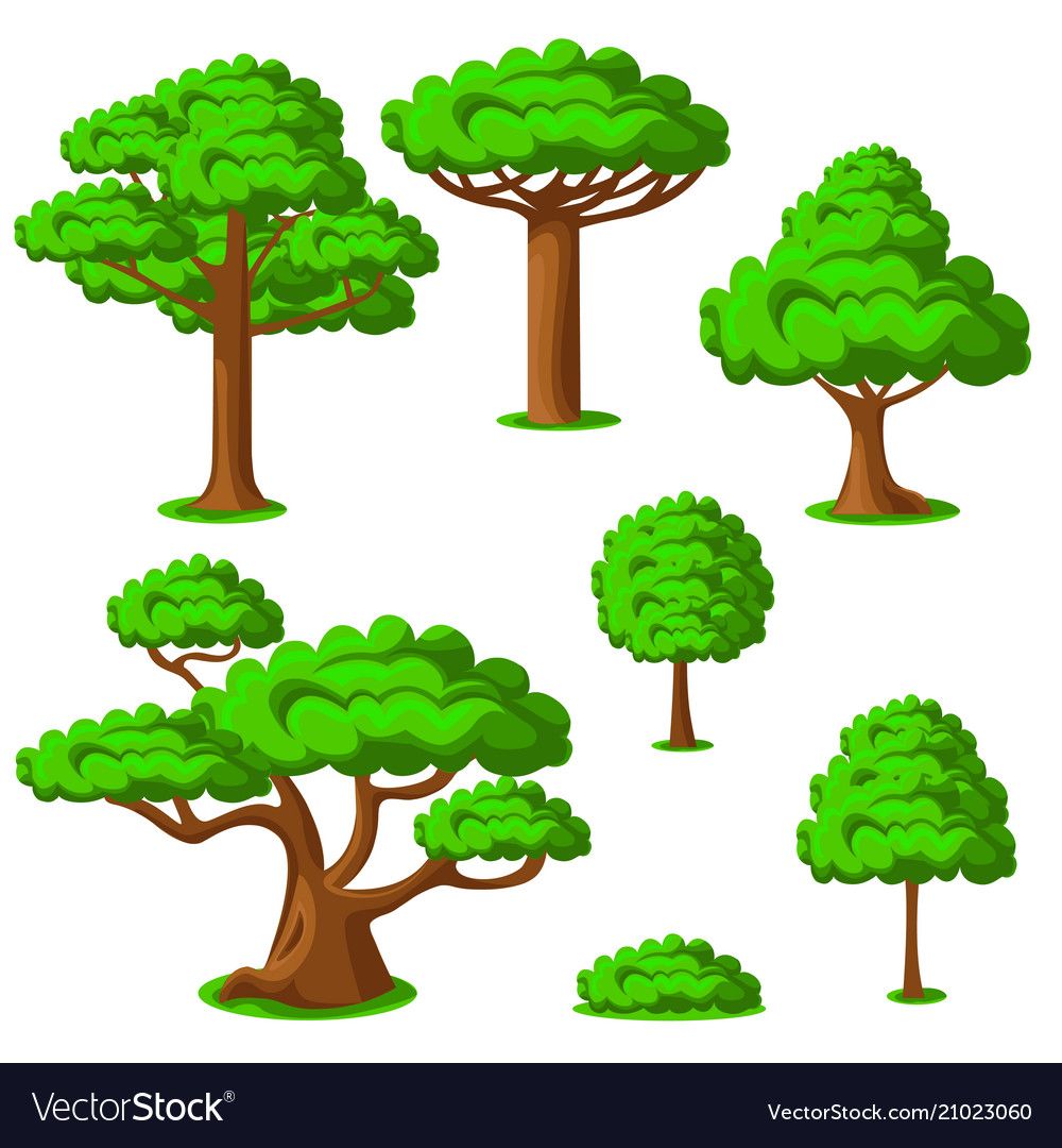 Cartoon Trees Wallpapers