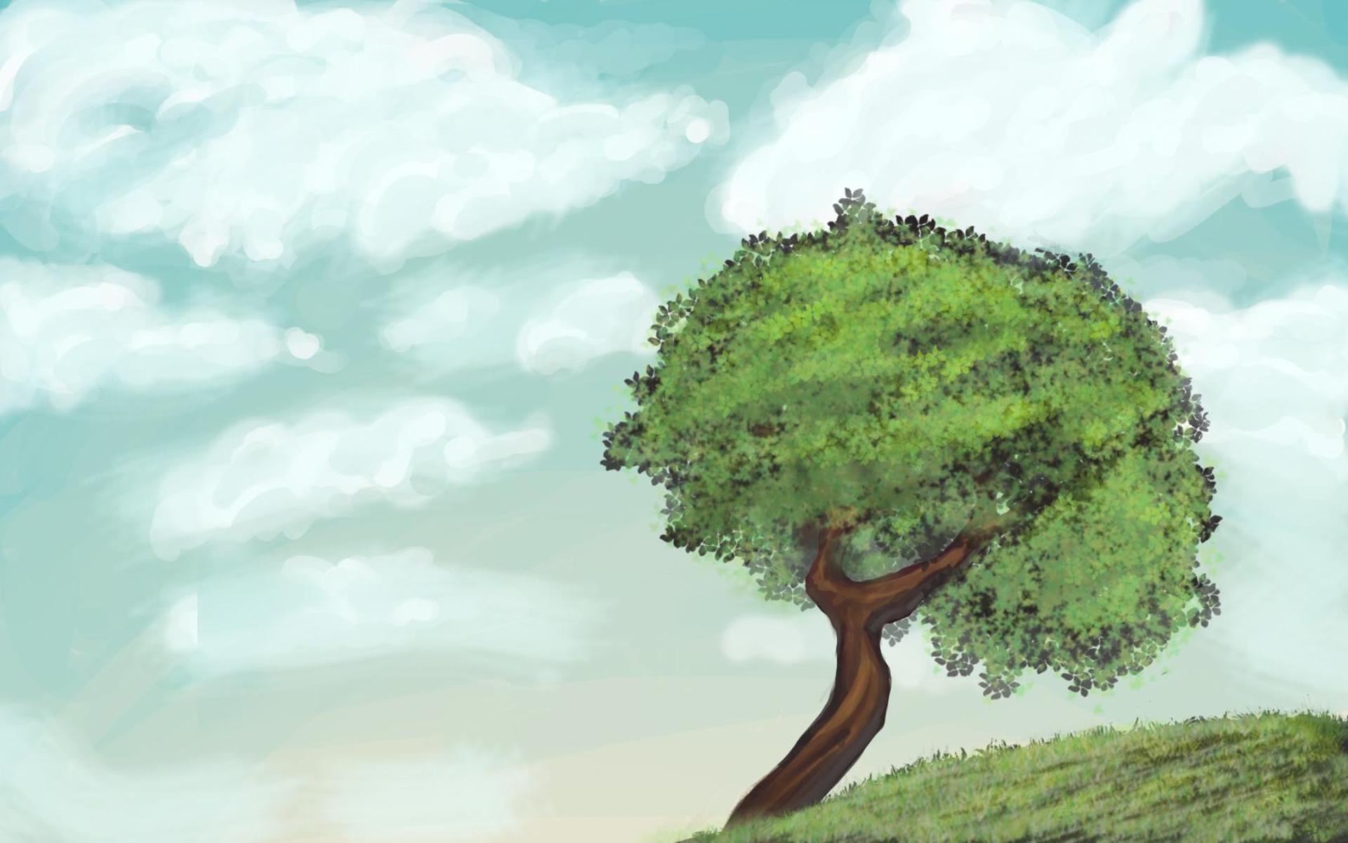 Cartoon Trees Wallpapers