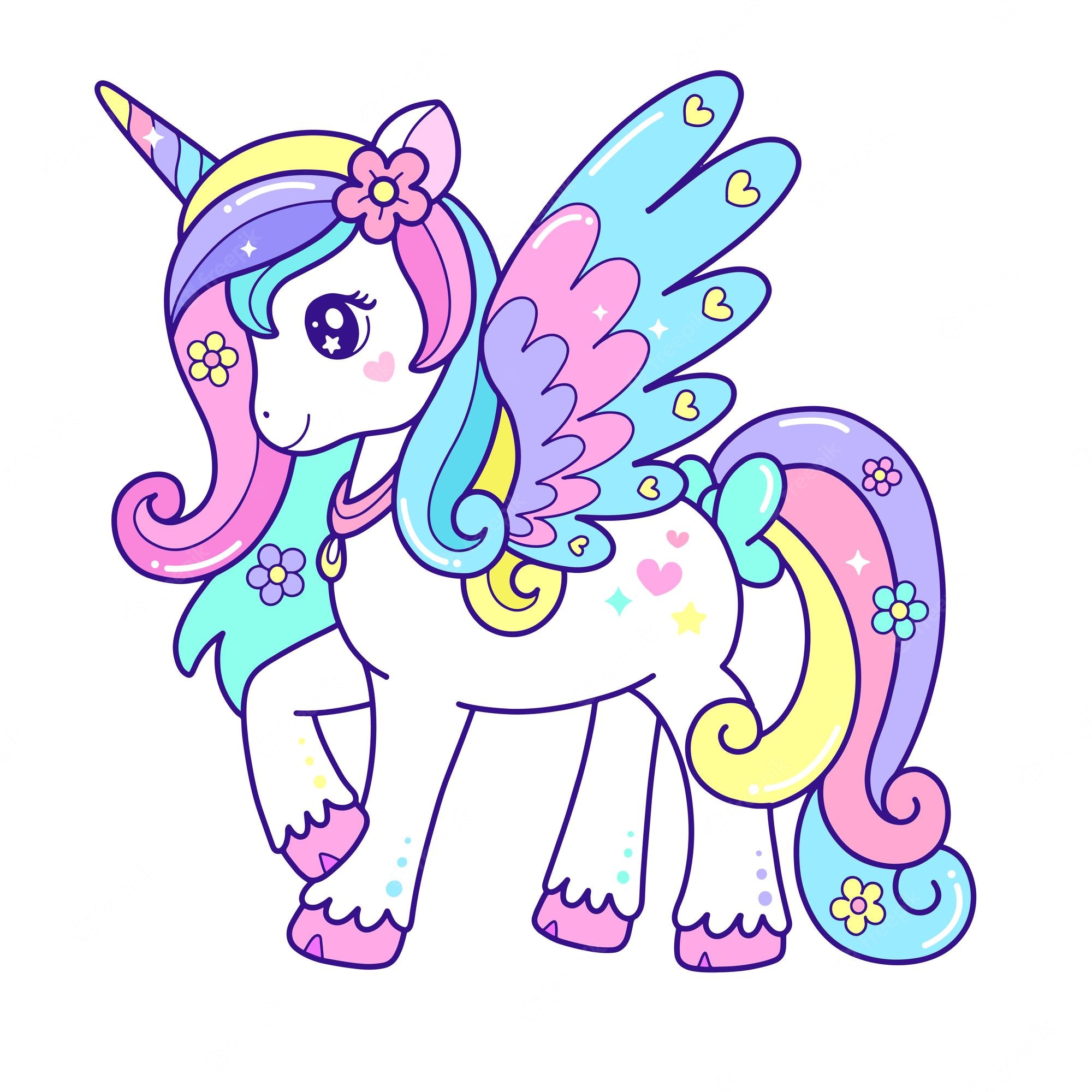 Cartoon Unicorns Wallpapers