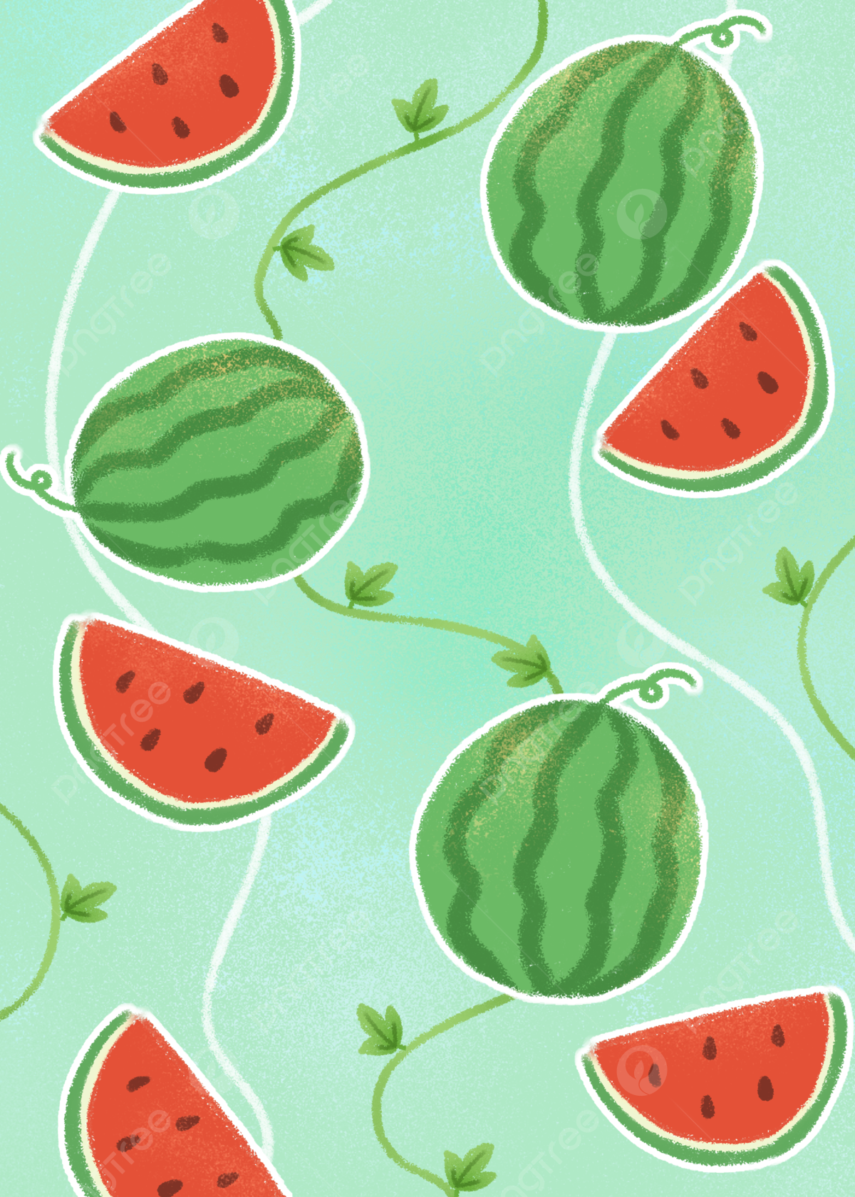 Cartoon Watermelon Wallpapers